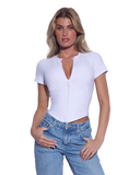 TA3 Women's Short Sleeve Corsety Top