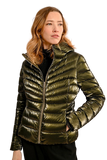 Molly Bracken Women's Short Iridescent Down Jacket