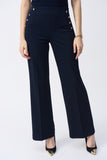 Joseph Ribkoff Women's Scuba Crepe Wide-Leg Pull-On Pants