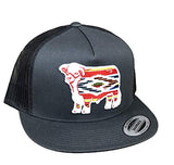 Lazy J Ranch Wear Serape Bull Cap