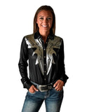 Cowgirl Tuff Women's Pullover Button Up Shirt