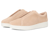 FitFlop Women's Rally Elastic Suede Slip-On Sneakers