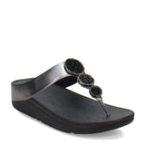 FitFlop Women's Halo Bead-Circle Metallic Toe-Post Sandals