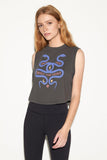 Spiritual Gangster Women's Serpent Crawford Crop Tank