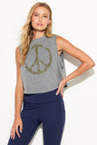 Spiritual Gangster Women's Peace Out Crawford Crop Tank