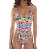 Luli Fama Women's Miami Sorbet - Strappy Sides Bodysuit