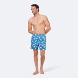 Tom & Teddy Men's Whale Swim Trunk