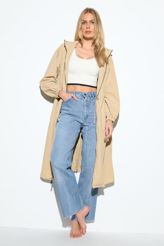 Spiritual Gangster Women's Delancey Trench W/ Hood