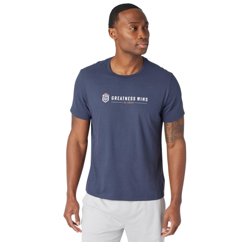 Greatness Wins Men's Logo Graphic Tee