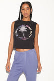 Spiritual Gangster Women's Dance Party Crawford Crop Tank