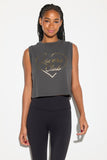 Spiritual Gangster Women's Lovers Crawford Crop Tank