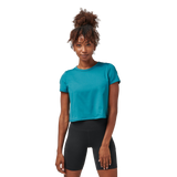 Greatness Wins Women's Core Tech Crop Tee