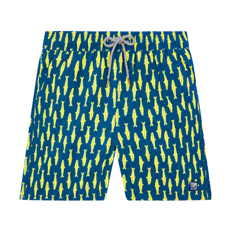 Tom & Teddy Men's Sardines Swim Trunk