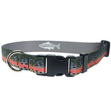 RepYourWater Rainbow Trout Skin Small Dog Collar