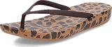 FitFlop Women's IQushion Leopard-Print Ergonomic Flip-Flops