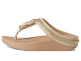 Fitflop Women's Fino Crystal-Cord Leather Toe-Post Sandals